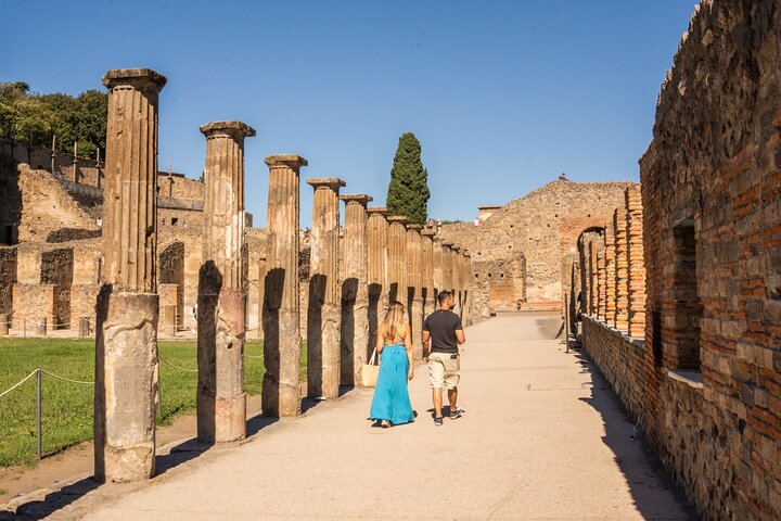 Premium Minivan Trip from Rome: Pompeii Tour & Lunch in Sorrento