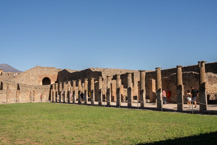 Premium Minivan Trip from Rome: Pompeii Tour & Lunch in Sorrento