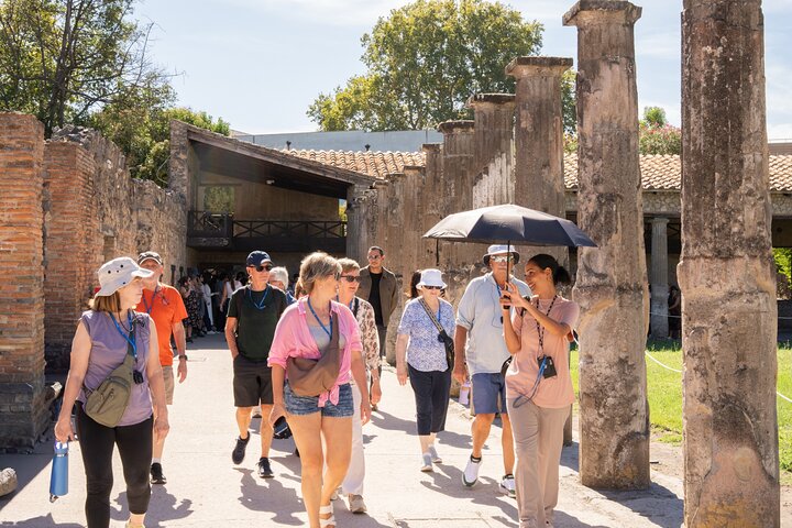 Premium Minivan Trip from Rome: Pompeii Tour & Lunch in Sorrento