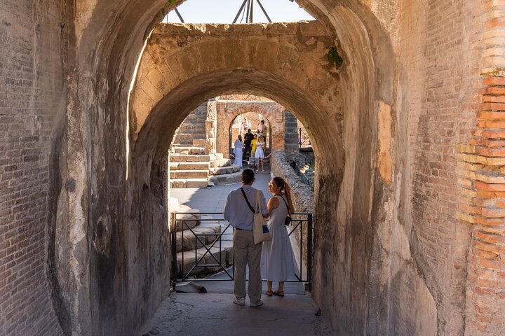 Premium Minivan Trip from Rome: Pompeii Tour & Lunch in Sorrento