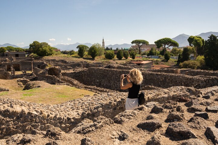 Premium Minivan Trip from Rome: Pompeii Tour & Lunch in Sorrento