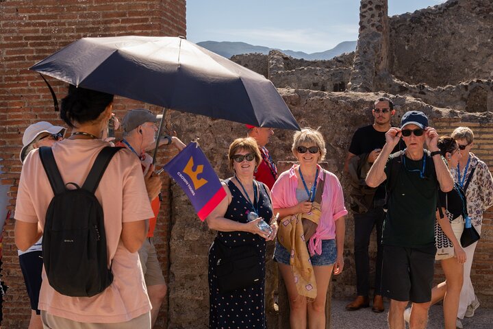 Premium Minivan Trip from Rome: Pompeii Tour & Lunch in Sorrento
