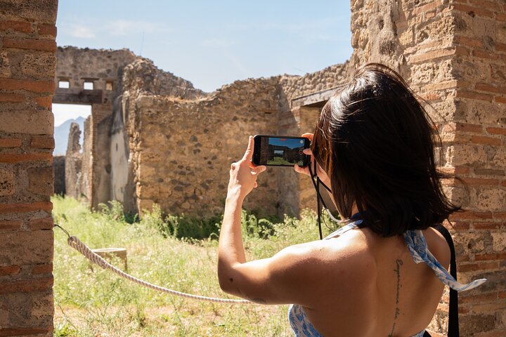 Premium Minivan Trip from Rome: Pompeii Tour & Lunch in Sorrento