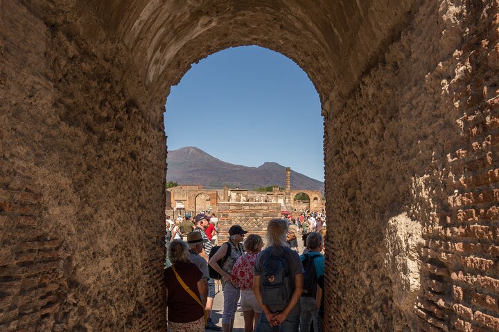 Premium Minivan Trip from Rome: Pompeii Tour & Lunch in Sorrento