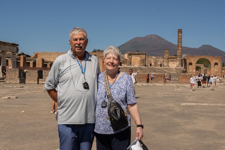 Premium Minivan Trip from Rome: Pompeii Tour & Lunch in Sorrento