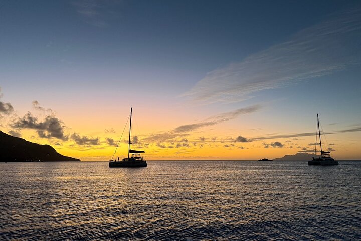 Shared Sunset Cruise from Praslin Island