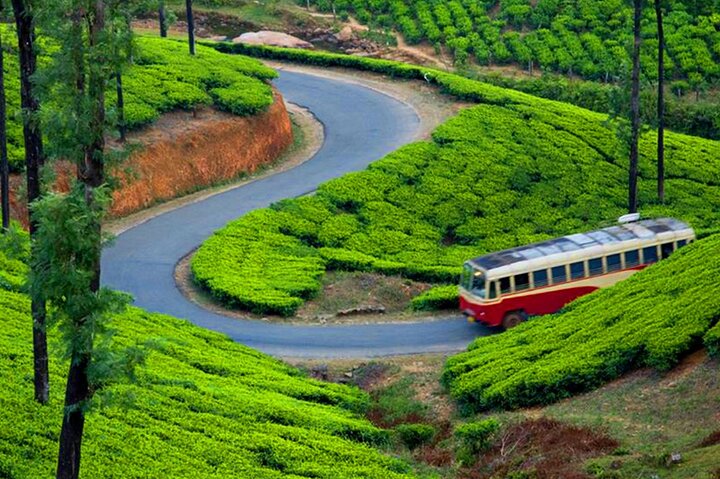 4 Days Best of Kerala Tour with Private Houseboat, Sightseeing & Car