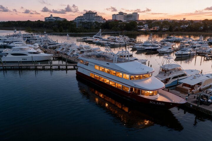 3 Hour Sunset Dinner Cruise by Solaris Yacht in Miramar Beach