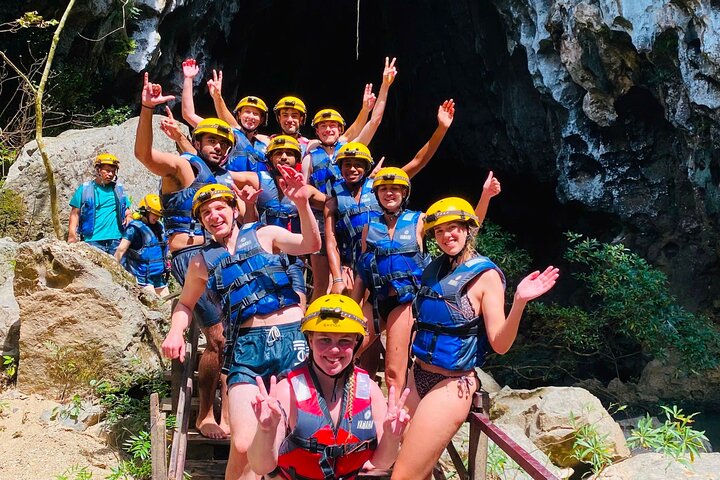 Zipline Dark Cave and Phong Nha Cave Explorer’s Day Tour