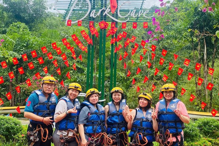 Zipline Dark Cave and Phong Nha Cave Explorer’s Day Tour