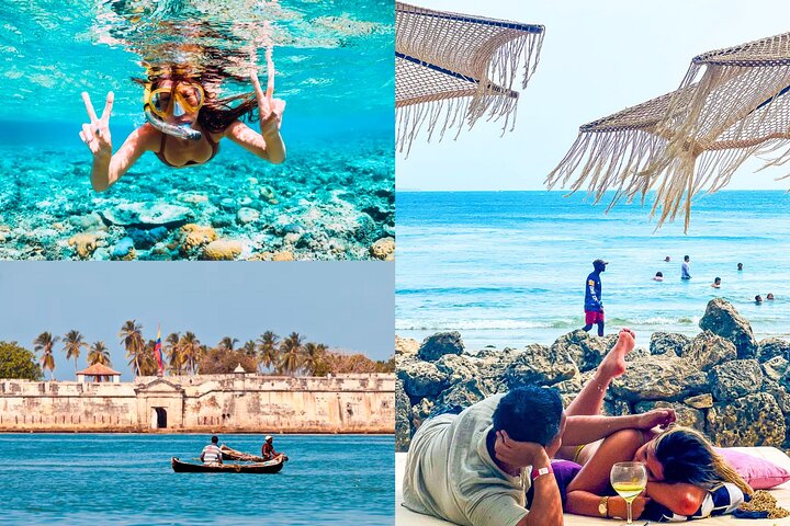 Cartagena's Rosario Islands 5-Site Boat Tour with Lunch & Snorkel