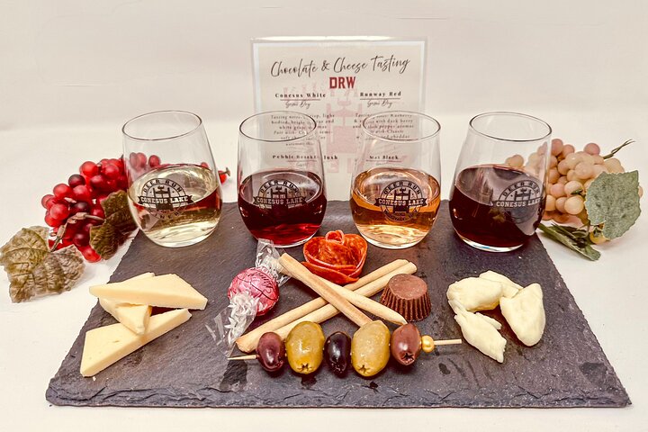 Shared Wine, Chocolate and Cheese Tasting in Conesus Lake