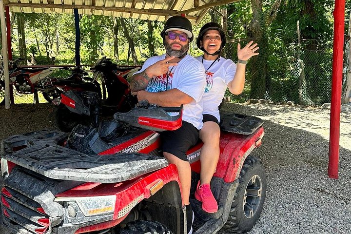 waterfalls ATV Adventure from Amber Cove and Taino Bay