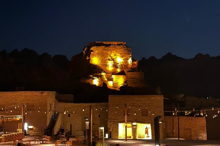 AlUla wonders: Hegra , Elephant rock , Old town , harrat