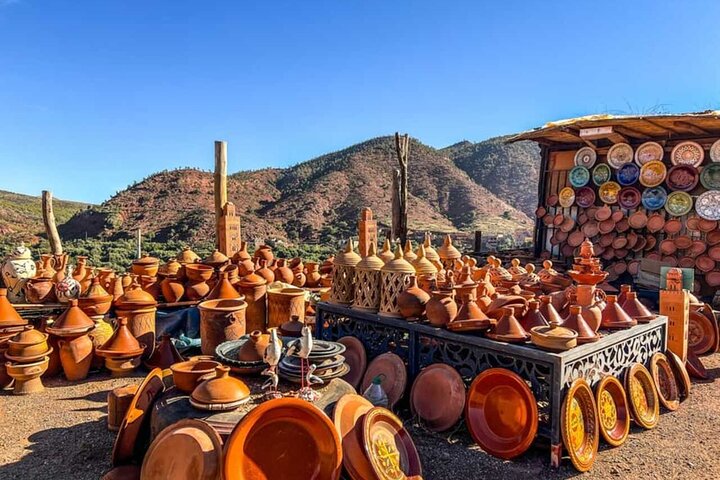 Guided paradise Valley excursion & Atlas Mountains swimming pools