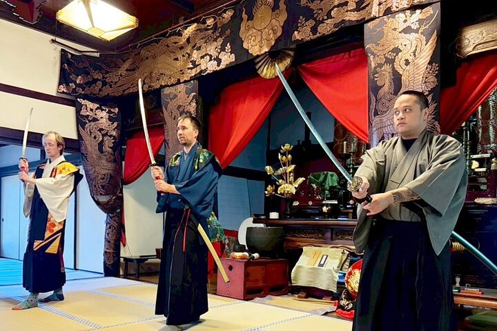 Samurai Swordsmanship Lesson at a rented temple