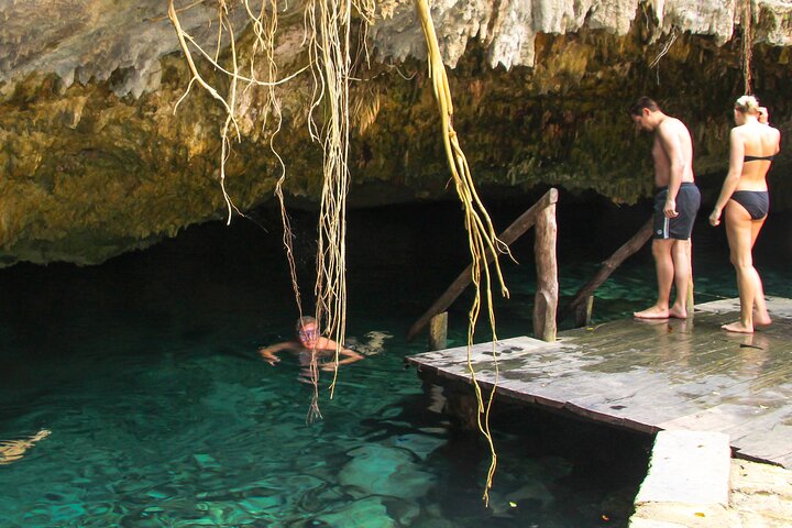 Tulum highlights tour, Cenote & Jungle Village pick up included