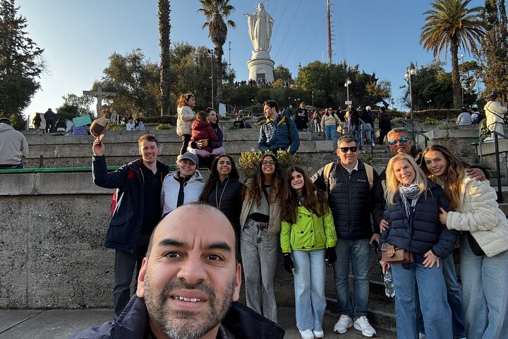 Santiago Skyline: Cable Car & San Cristobal Walking Tour