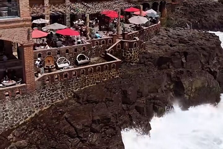 Explore rosarito & cove/ secret places grounded boat