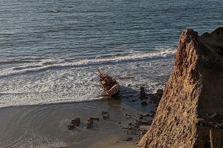 Explore rosarito & cove/ secret places grounded boat
