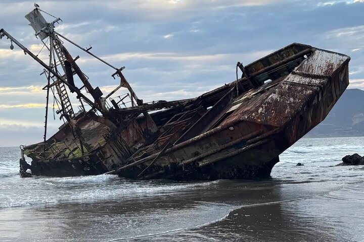 Explore rosarito & cove/ secret places grounded boat
