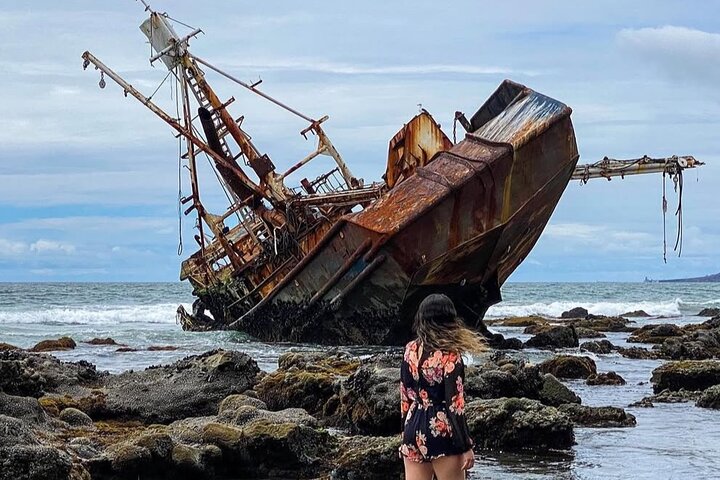 Explore rosarito & cove/ secret places grounded boat