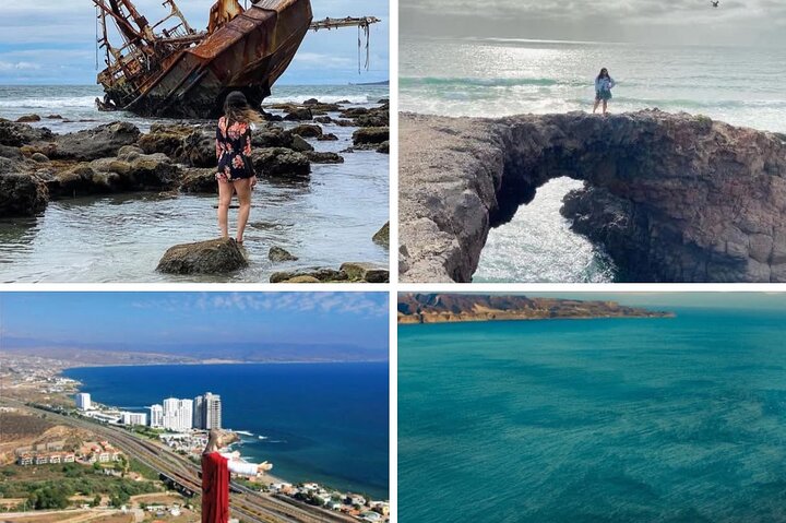 Explore rosarito & cove/ secret places grounded boat