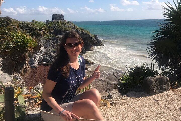 Tulum highlights tour, Cenote & Jungle Village pick up included