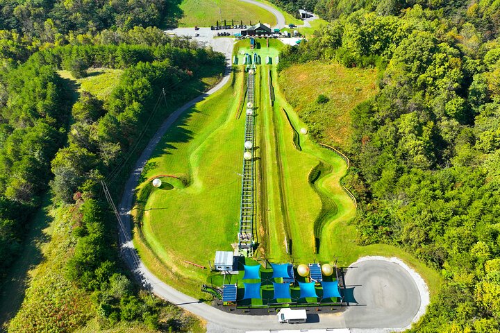 Outdoor Gravity Park Zorbing Admission Ticket in Pigeon Forge