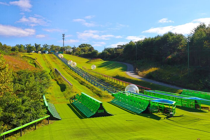 Outdoor Gravity Park Zorbing Admission Ticket in Pigeon Forge