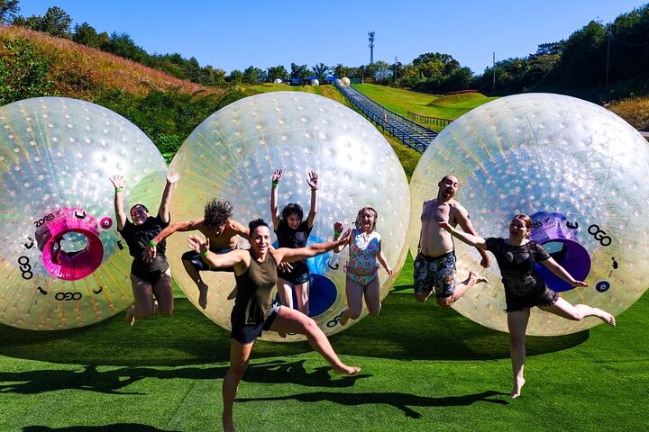 Outdoor Gravity Park Zorbing Admission Ticket in Pigeon Forge