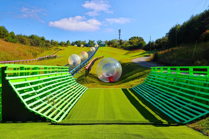 Outdoor Gravity Park Zorbing Admission Ticket in Pigeon Forge