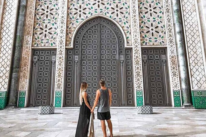 Private Casablanca Tour with Mosque Ticket and pickup from Cruise
