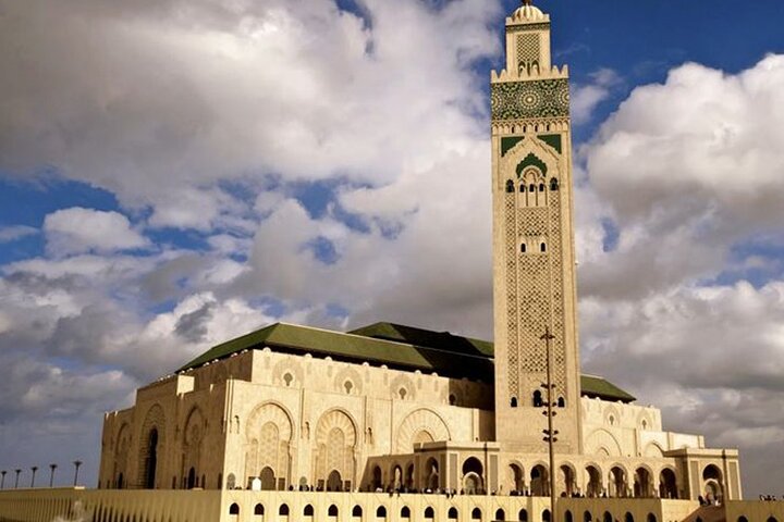 Private Casablanca Tour with Mosque Ticket and pickup from Cruise