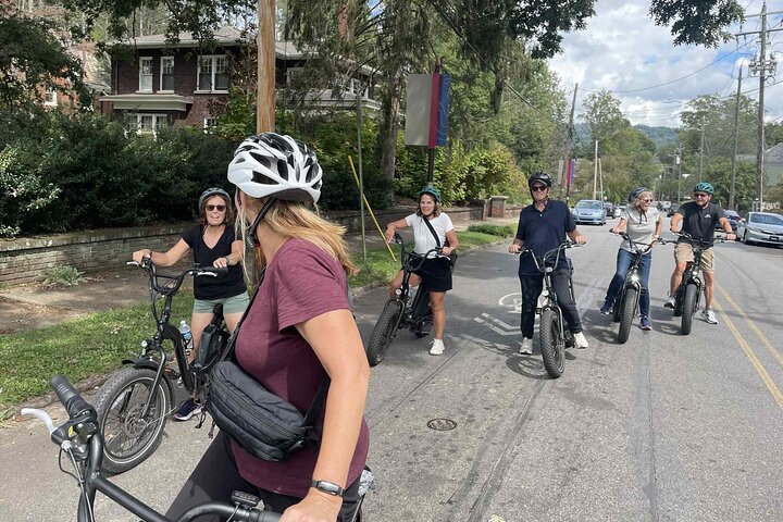 Guided Asheville E-bike Tour of River Arts, Mountains and Murals