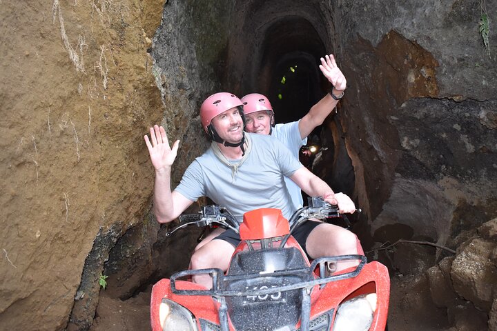 Ubud ATV Quad Bike Tour with Tunnel and Waterfall