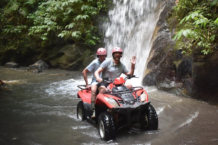 Ubud ATV Quad Bike Tour with Tunnel and Waterfall