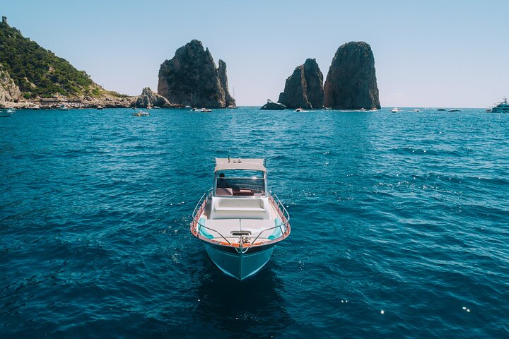 Capri Private Boat Tour from Sorrento, Positano or Amalfi