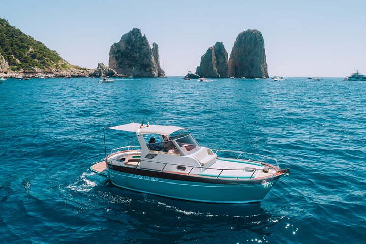 Capri Private Boat Tour from Sorrento, Positano or Amalfi