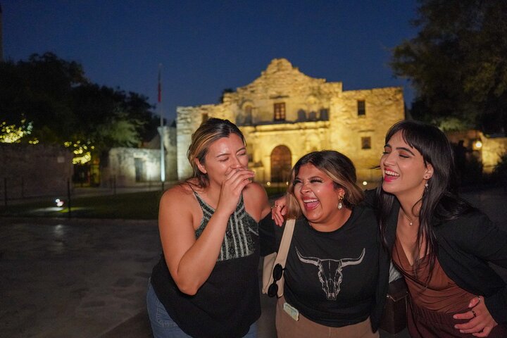 San Antonio Premium Night Driving Tour with Riverwalk Boat Cruise