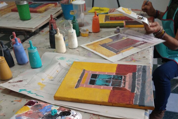 One Painting in One Day, Doors of San Miguel