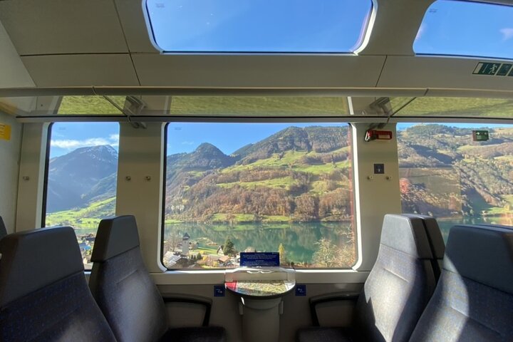 From Basel: Premium Panoramic train, Lucerne & Interlaken Tour