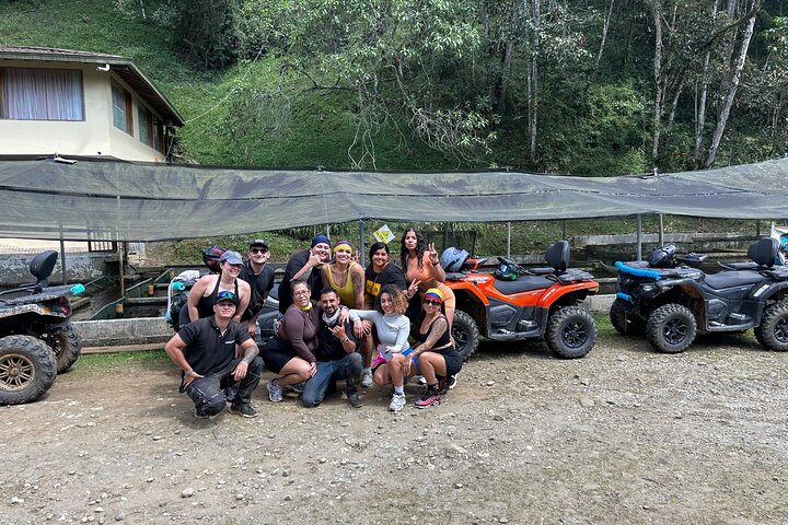 Medellin : Off-Road Adventure in ATV, Quad-Adrenalin-waterfall