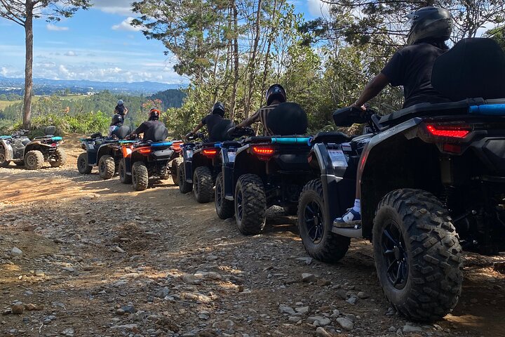 Medellin : Off-Road Adventure in ATV, Quad-Adrenalin-waterfall