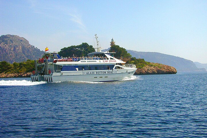 Formentor Beach and boat crossing