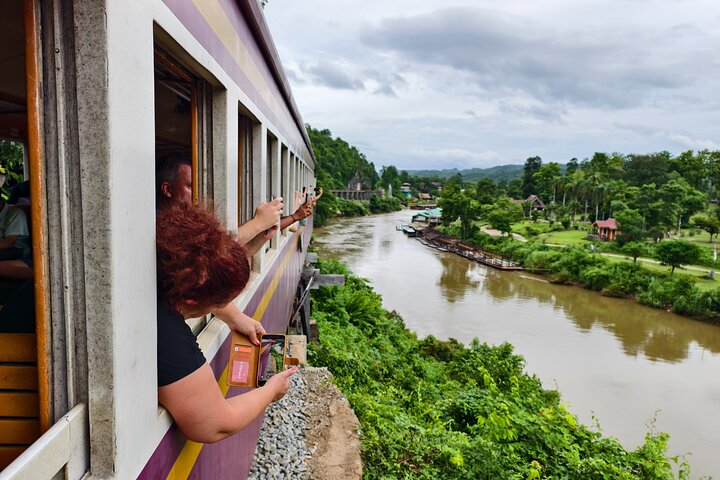 Private Erawan Waterfall & Death Railway Tour from Kanchanaburi