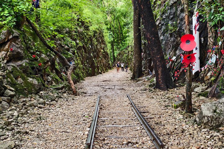 Full Day Kanchanaburi Erawan Waterfall and Historical Sites Tour