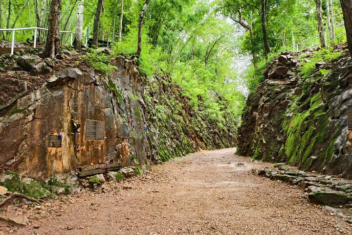 Private Erawan Waterfall & Death Railway Tour from Kanchanaburi