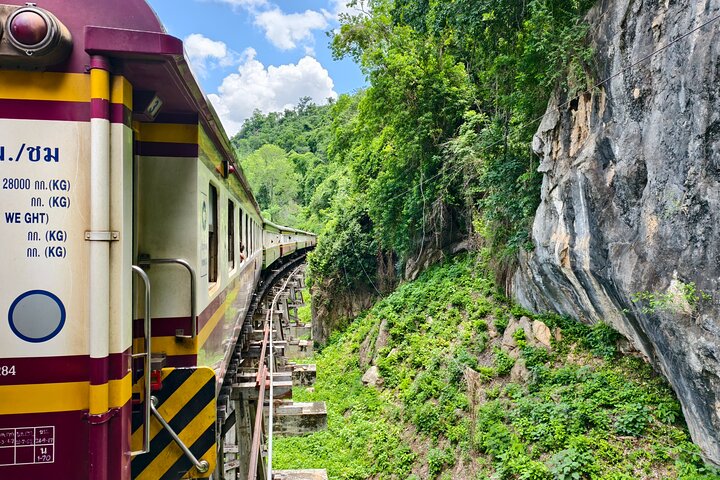 Full Day Kanchanaburi Erawan Waterfall and Historical Sites Tour