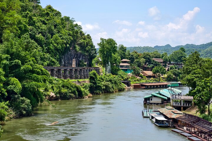 Full Day Kanchanaburi Erawan Waterfall and Historical Sites Tour